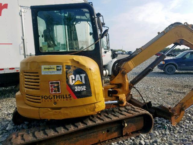 CAT0305EJXFA00880 - 2000 CATERPILLAR 305E2 YELLOW photo 9