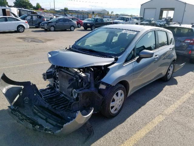 3N1CE2CP9FL370428 - 2015 NISSAN VERSA NOTE SILVER photo 2