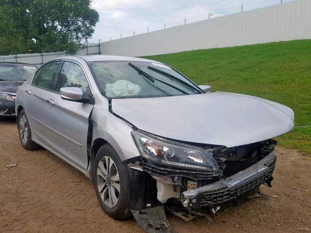 1HGCR2F35DA251968 - 2013 HONDA ACCORD LX SILVER photo 1