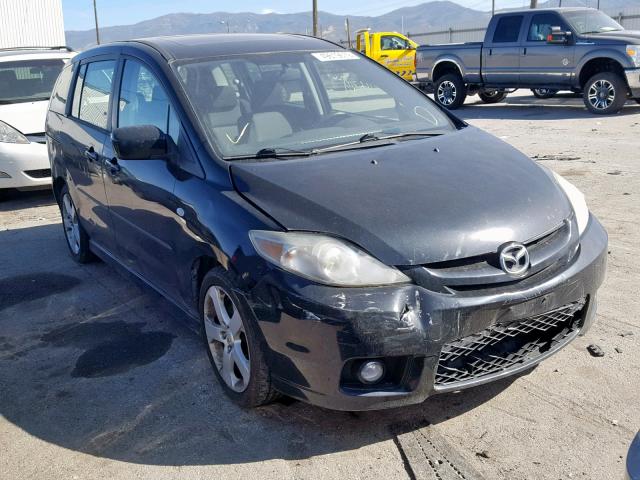 JM1CR29L360124901 - 2006 MAZDA 5 BLACK photo 1