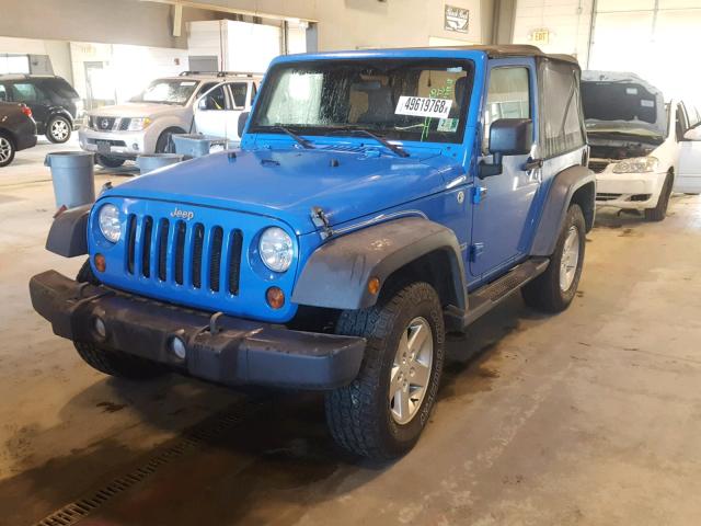 1J4AA2D11BL545149 - 2011 JEEP WRANGLER S BLUE photo 2