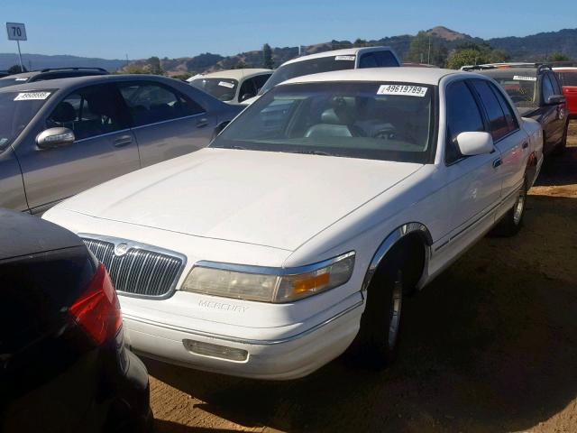 2MELM75W3VX741287 - 1997 MERCURY GRAND MARQ WHITE photo 2