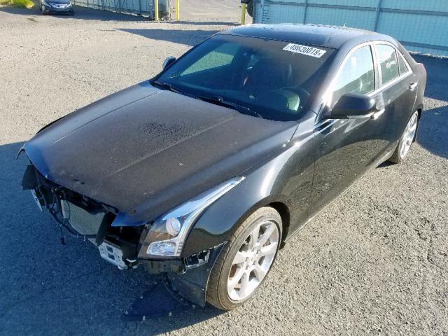 1G6AH5RX8D0163997 - 2013 CADILLAC ATS LUXURY BLACK photo 2