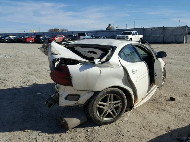 2G2WR524X51180259 - 2005 PONTIAC GRAND PRIX WHITE photo 4