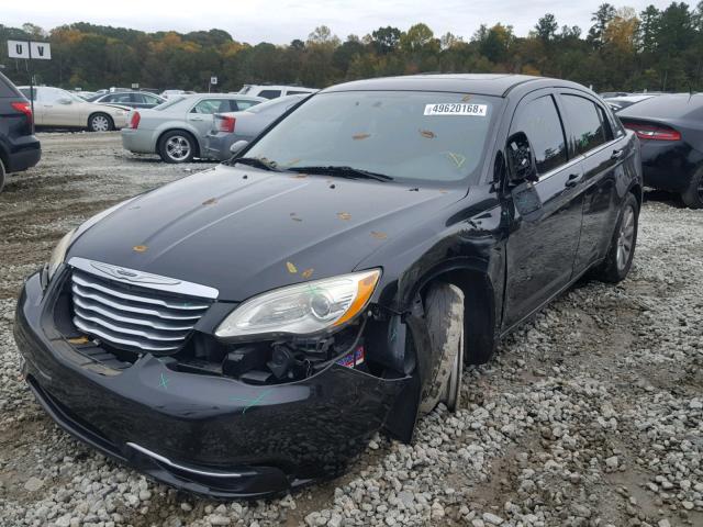 1C3BC1FG7BN504632 - 2011 CHRYSLER 200 TOURIN BLACK photo 2