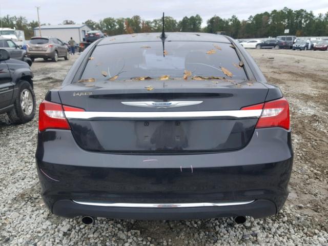 1C3BC1FG7BN504632 - 2011 CHRYSLER 200 TOURIN BLACK photo 9