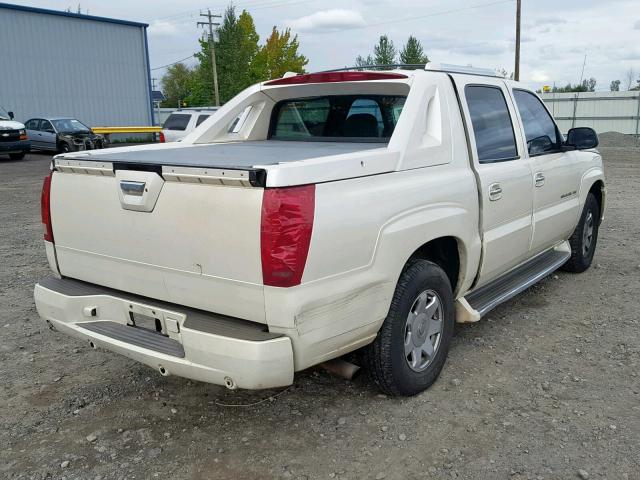 3GYEK63N03G230951 - 2003 CADILLAC ESCALADE E WHITE photo 4