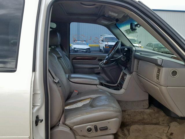 3GYEK63N03G230951 - 2003 CADILLAC ESCALADE E WHITE photo 5