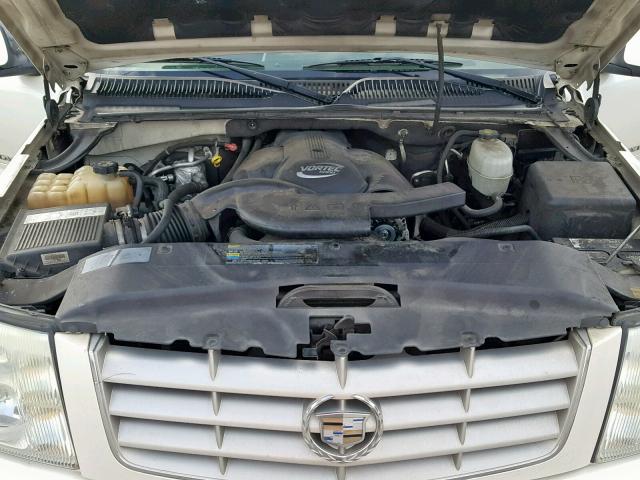 3GYEK63N03G230951 - 2003 CADILLAC ESCALADE E WHITE photo 7