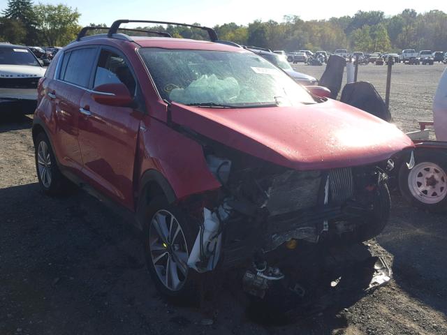 KNDPCCA63E7653138 - 2014 KIA SPORTAGE S RED photo 1