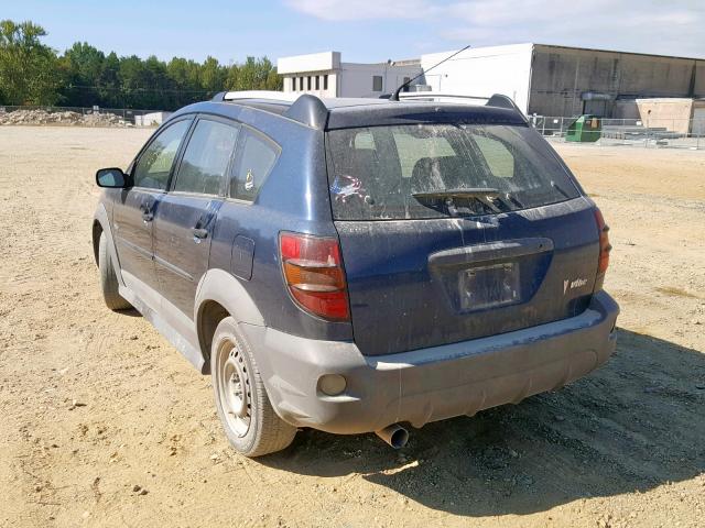 5Y2SL65887Z442046 - 2007 PONTIAC VIBE BLUE photo 3