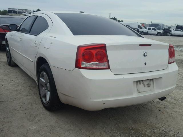 2B3CA3CV4AH218539 - 2010 DODGE CHARGER SX WHITE photo 3