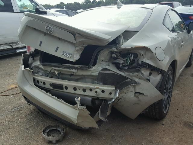JF1ZNAA17G8706566 - 2016 TOYOTA SCION FR-S BEIGE photo 9