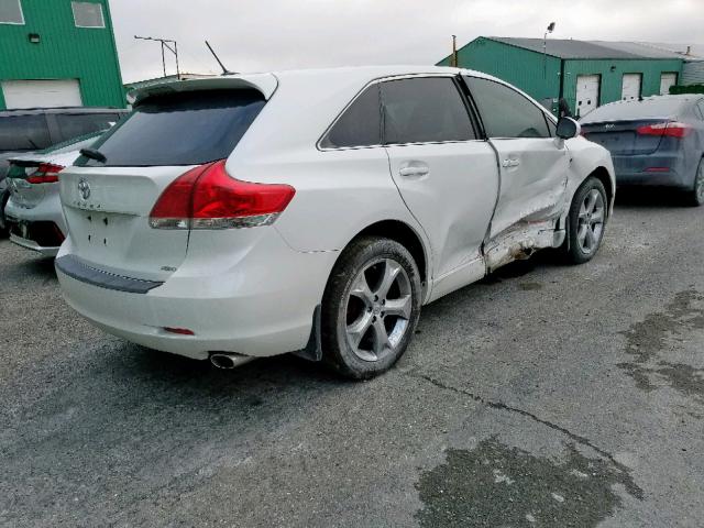 4T3BK11A39U014161 - 2009 TOYOTA VENZA WHITE photo 4