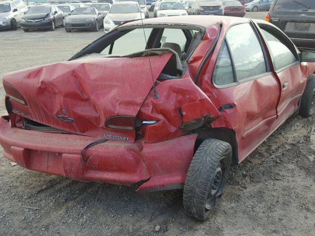 1G1JF5248W7287516 - 1998 CHEVROLET CAVALIER L RED photo 4