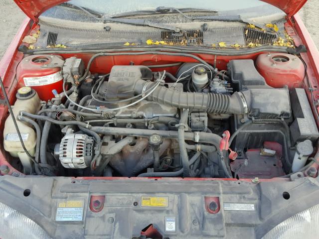 1G1JF5248W7287516 - 1998 CHEVROLET CAVALIER L RED photo 7