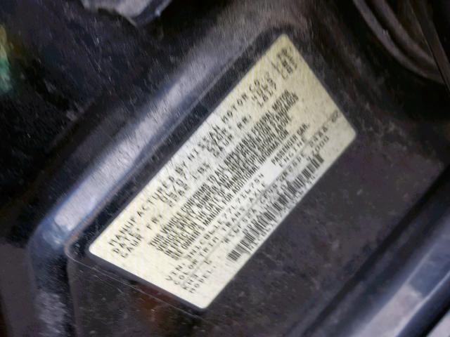 3N1CB61E77L716754 - 2007 NISSAN SENTRA SE- BLACK photo 10