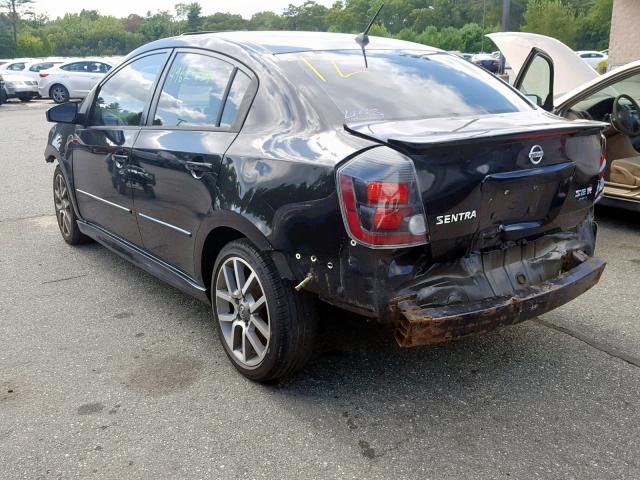 3N1CB61E77L716754 - 2007 NISSAN SENTRA SE- BLACK photo 3