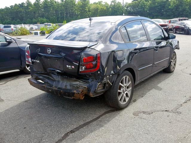 3N1CB61E77L716754 - 2007 NISSAN SENTRA SE- BLACK photo 4