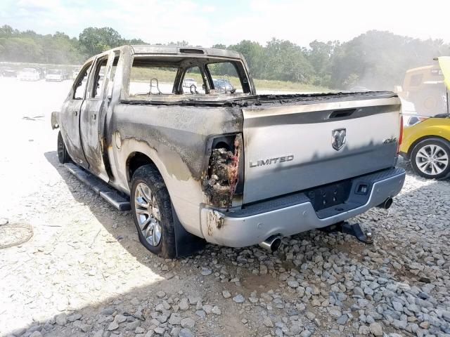 1C6RR7PT1FS587867 - 2015 RAM 1500 LONGH SILVER photo 3