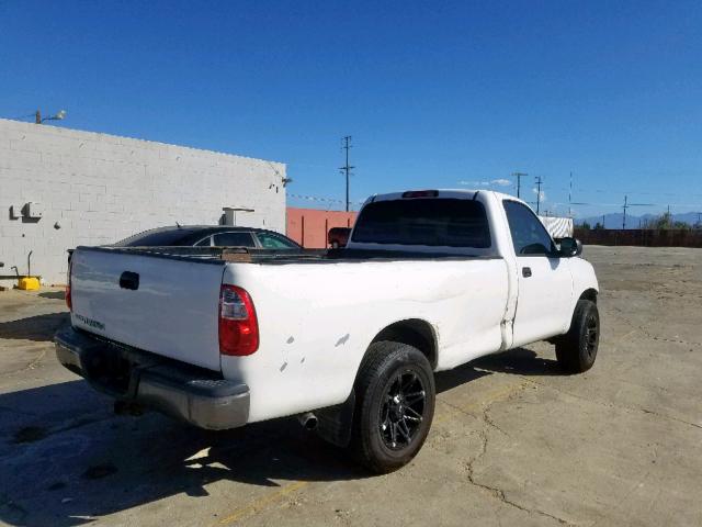 5TBJU32146S462897 - 2006 TOYOTA TUNDRA WHITE photo 4