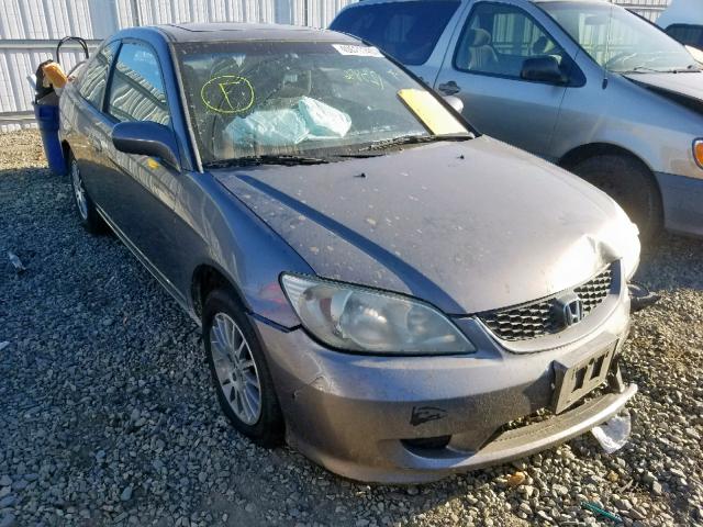 1HGEM22915L071703 - 2005 HONDA CIVIC EX GRAY photo 1