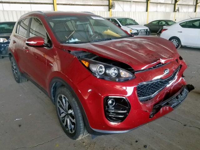 KNDPNCAC8J7319097 - 2018 KIA SPORTAGE E RED photo 1