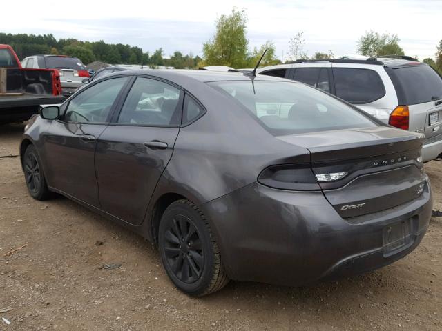 1C3CDFBB7ED913474 - 2014 DODGE DART SXT GRAY photo 3