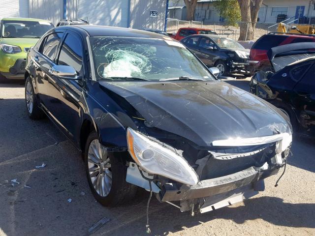 1C3BC2FG0BN547957 - 2011 CHRYSLER 200 LIMITE BLACK photo 1