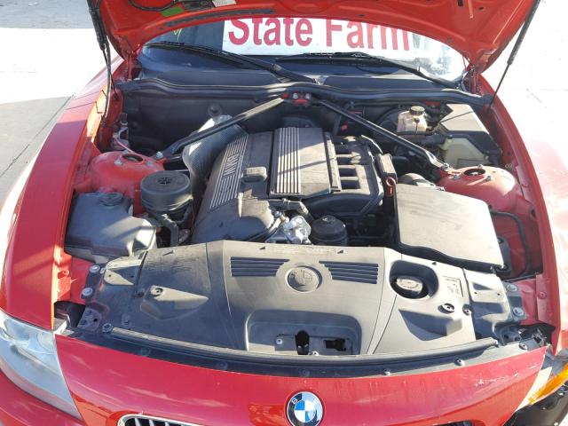 4USBT53483LU05676 - 2003 BMW Z4 3.0 RED photo 7