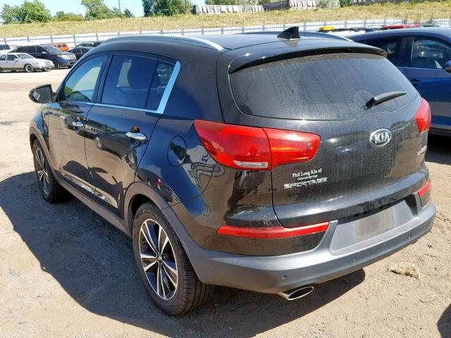 KNDPCCA68G7852642 - 2016 KIA SPORTAGE E BLACK photo 3