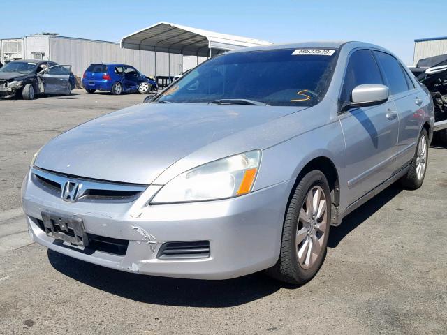 3HGCM56457G707546 - 2007 HONDA ACCORD LX SILVER photo 2