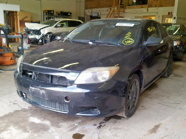 JTKDE177X60114150 - 2006 TOYOTA SCION TC შავი ფოტო 2