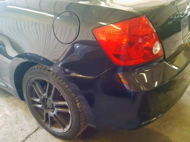 JTKDE177X60114150 - 2006 TOYOTA SCION TC შავი ფოტო 9