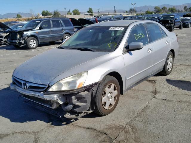 1HGCM56476A128796 - 2006 HONDA ACCORD LX SILVER photo 2