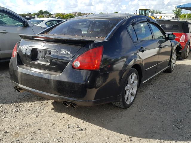 1N4BA41E98C803087 - 2008 NISSAN MAXIMA SE BLACK photo 4