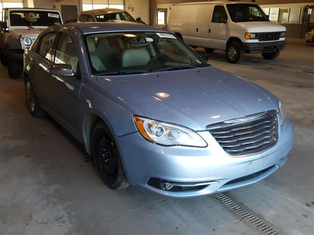 1C3CCBCB0CN148755 - 2012 CHRYSLER 200 LIMITE BLUE photo 1