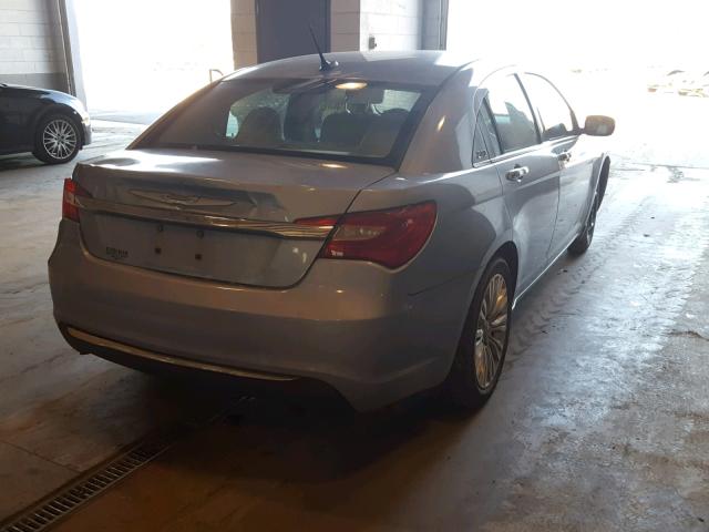 1C3CCBCB0CN148755 - 2012 CHRYSLER 200 LIMITE BLUE photo 4