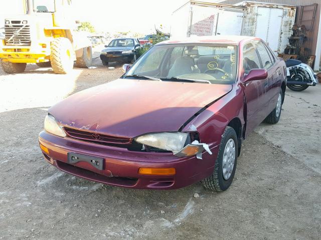 4T1BG12K3TU755256 - 1996 TOYOTA CAMRY DX BURGUNDY photo 2