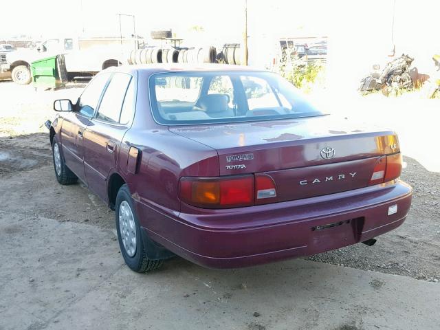 4T1BG12K3TU755256 - 1996 TOYOTA CAMRY DX BURGUNDY photo 3