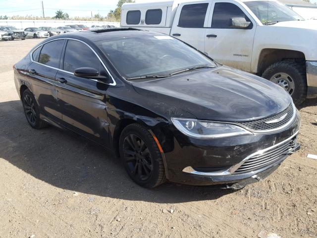 1C3CCCAB2FN558857 - 2015 CHRYSLER 200 LIMITE BLACK photo 1