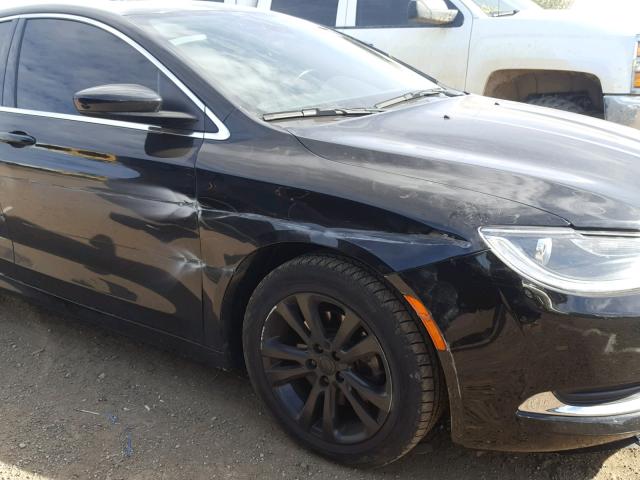 1C3CCCAB2FN558857 - 2015 CHRYSLER 200 LIMITE BLACK photo 9