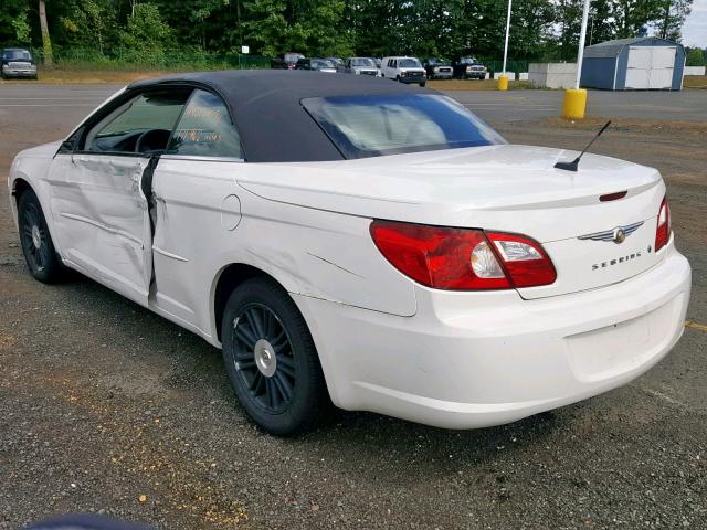 1C3LC45K28N659545 - 2008 CHRYSLER SEBRING WHITE photo 3