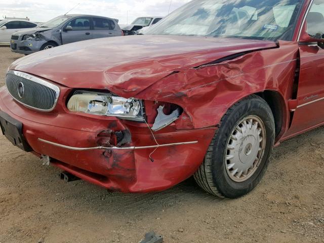 2G4WS52M0V1402819 - 1997 BUICK CENTURY CU RED photo 9