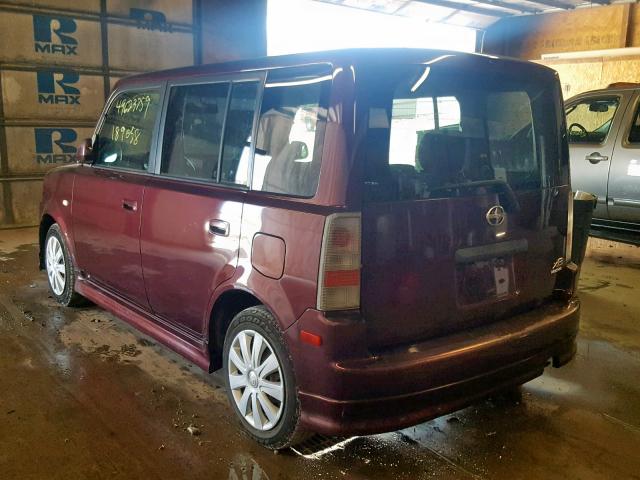 JTLKT324750174581 - 2005 TOYOTA SCION XB 栗色 照片 3