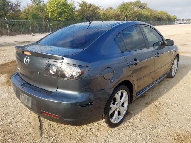 JM1BK323591189778 - 2009 MAZDA 3 S BLUE photo 4