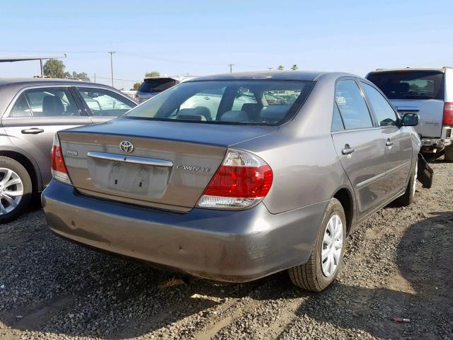 4T1BE32K56U698337 - 2006 TOYOTA CAMRY LE CHARCOAL photo 4