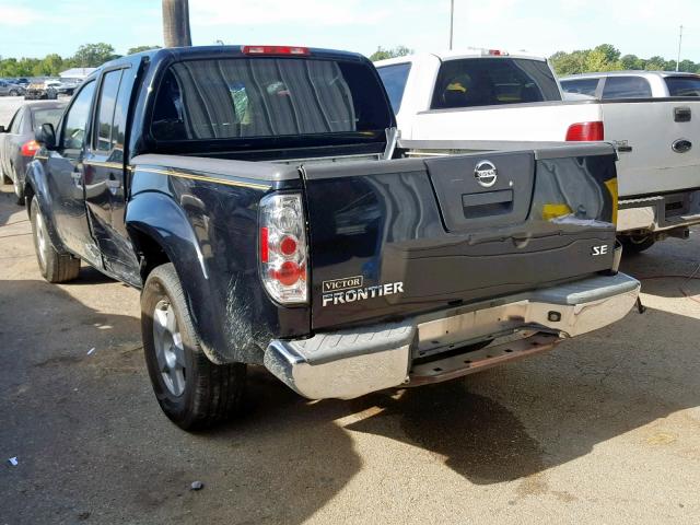 1N6AD07U48C420420 - 2008 NISSAN FRONTIER C BLACK photo 3