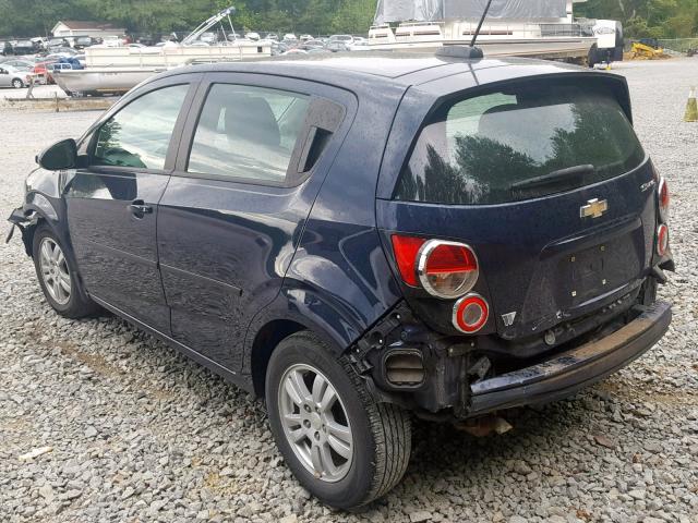 1G1JA6SH1F4161653 - 2015 CHEVROLET SONIC LS BLUE photo 3