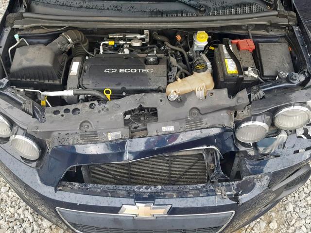 1G1JA6SH1F4161653 - 2015 CHEVROLET SONIC LS BLUE photo 7